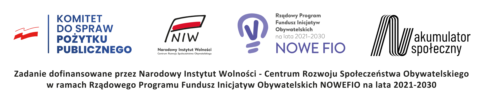 Stopka z logotypami NOWEFIO AS