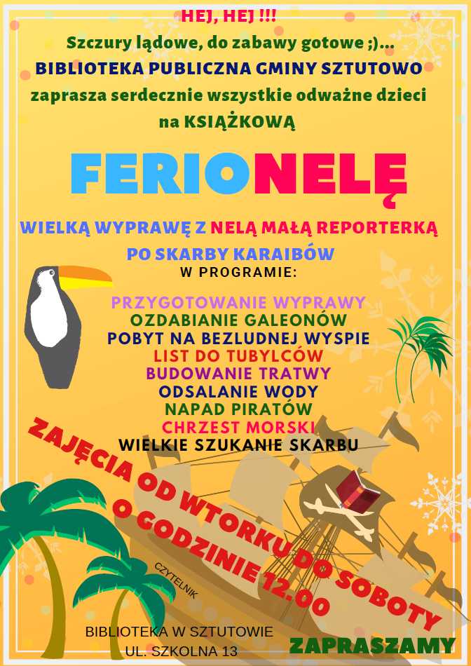 ferie w bibliotece